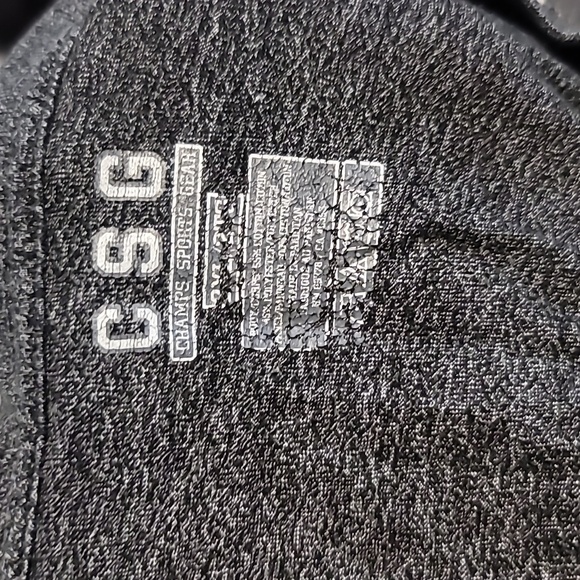 Champs Sport Gear T-Shirt Mens 2XL Charcoal White Short Sleeve Stars Flag Cadual - Picture 7 of 7